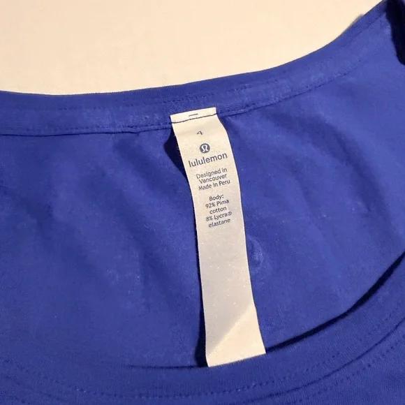 NWT Lululemon Love Crew III Psychic Size 4 - Picture 4 of 6
